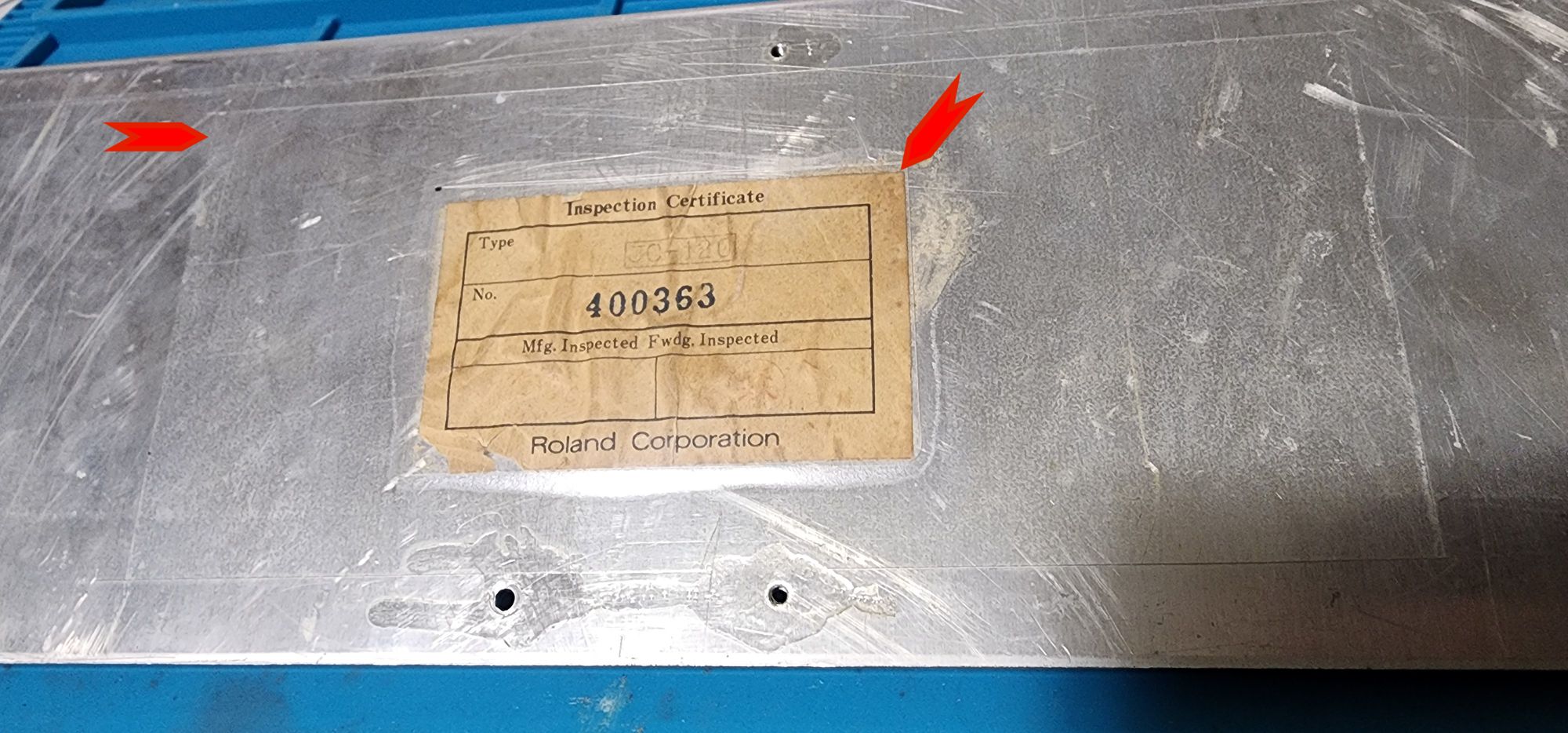 Early JC-120 label preservation.jpg